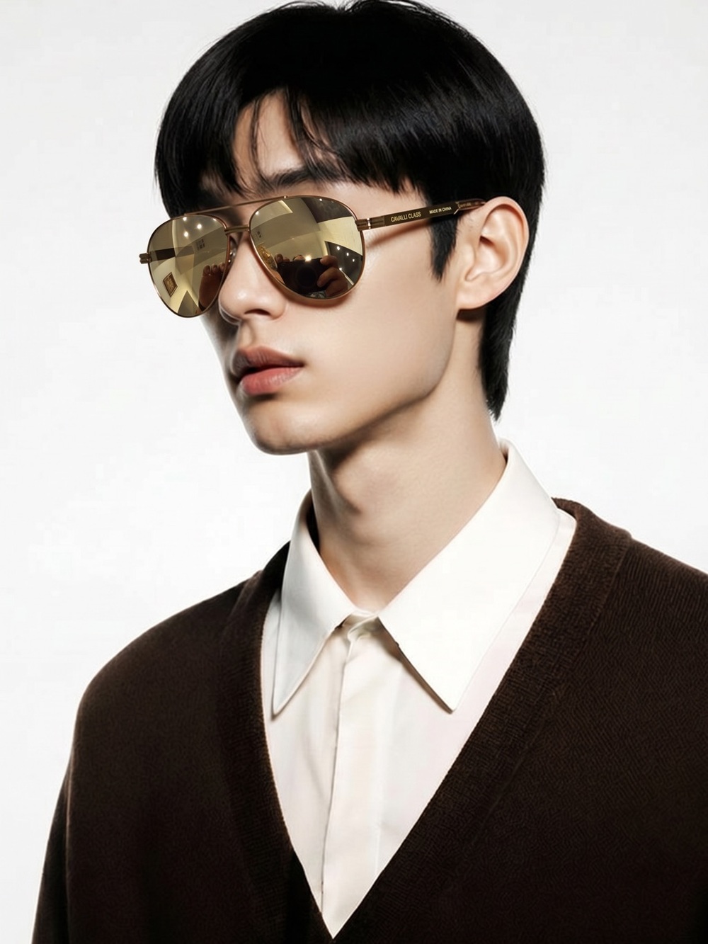 SAINT OWEN SUNGLASSES, TITANIUM FRAME,GONZO ANTIQUE GOLD | GOLD